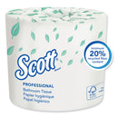 Scott Essential Standard Roll Bathroom Tissue, Septic Safe, 2-Ply, White, 550 Sheets/Roll - KCC04460RL