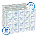 Scott Essential Standard Roll Bathroom Tissue, Septic Safe, 1-Ply, White, 1210 Sheets/Roll, 80 Rolls/Carton - KCC05102CT