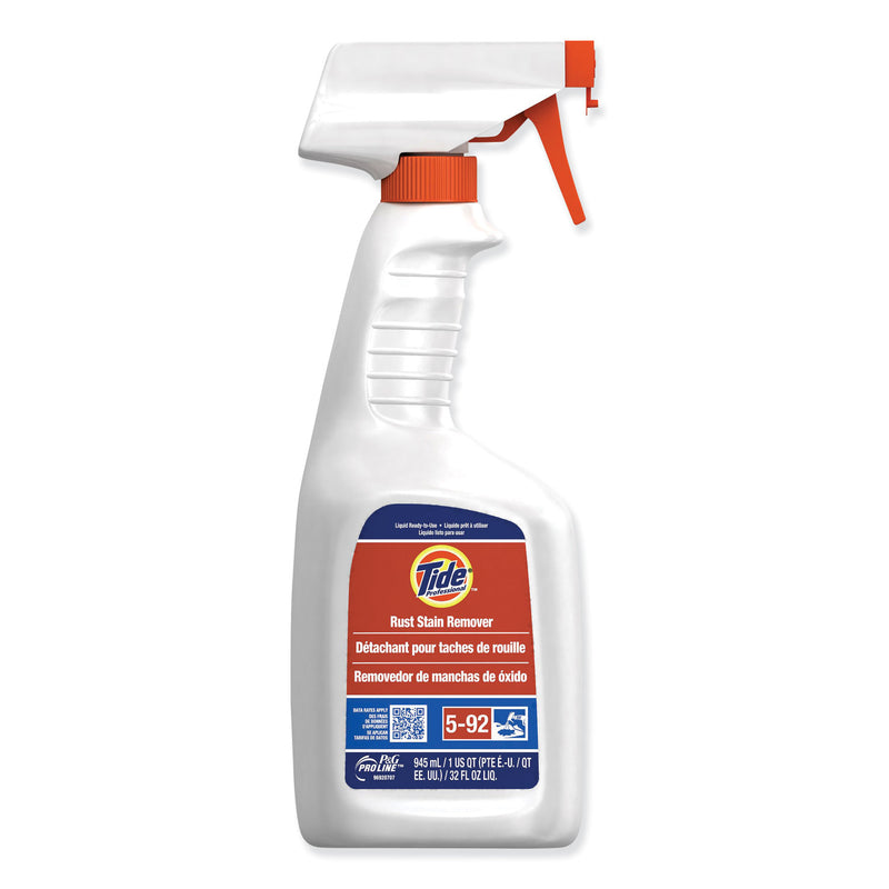 Tide Pro Rust Stain Remover, Peach, 32 Oz Trigger Spray Bottle, 9/Carton - PGC48146