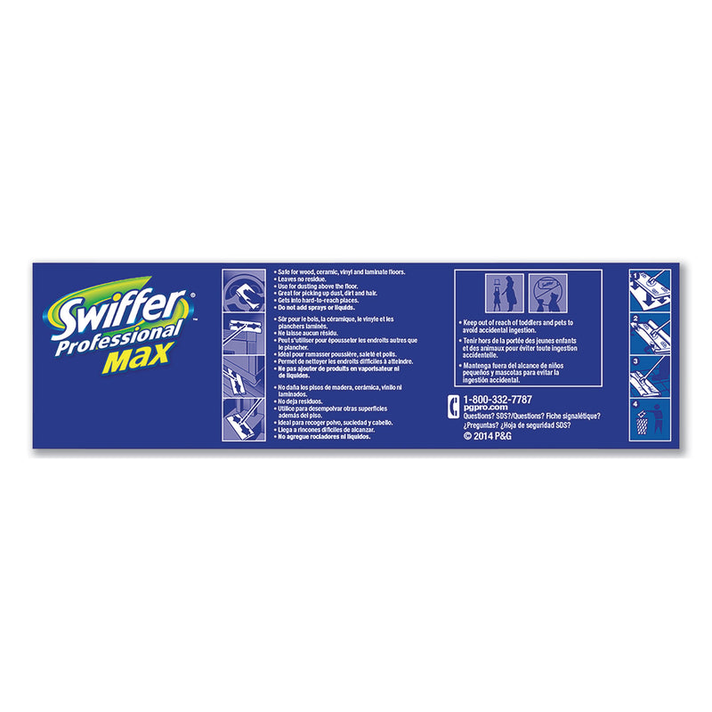 Swiffer Max/Xl Dry Refill Cloths, 17 7/8 X 10, White, 16/Box, 6 Boxes/Carton - PGC37109