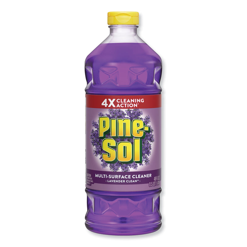 Pine-Sol Multi-Surface Cleaner, Lavender, 48Oz Bottle, 8/Carton - CLO40272