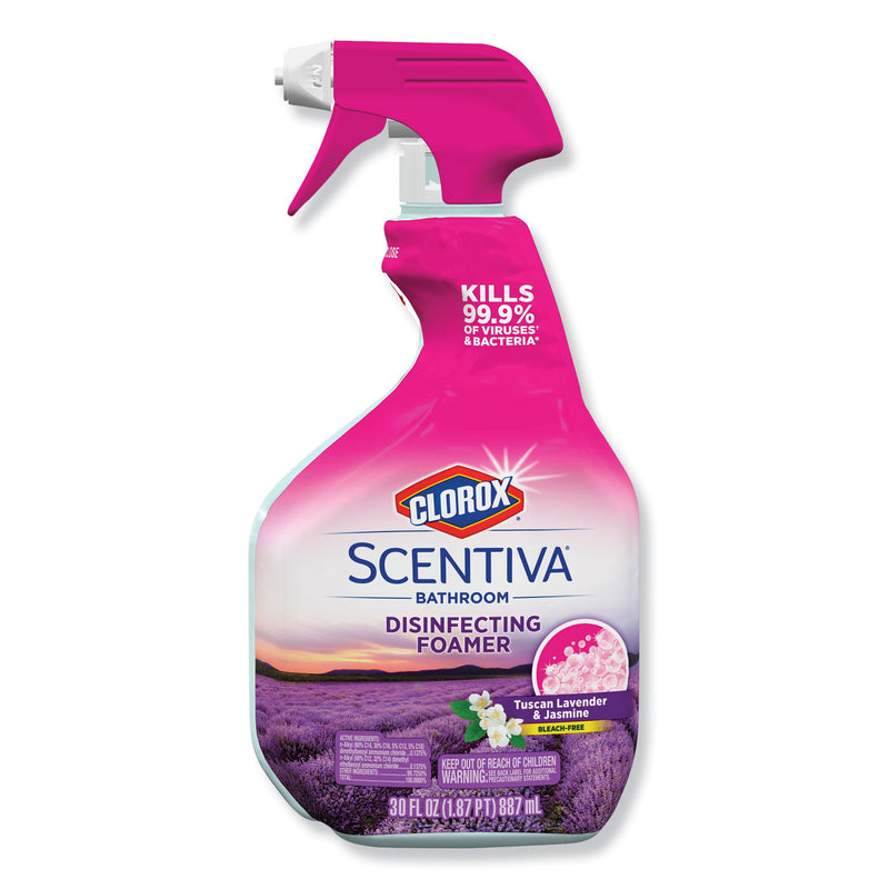 Clorox Scentiva Disinfecting Foam Multi Surface Cleaner, Tuscan Lavender & Jasmine,6/Ct - CLO31812