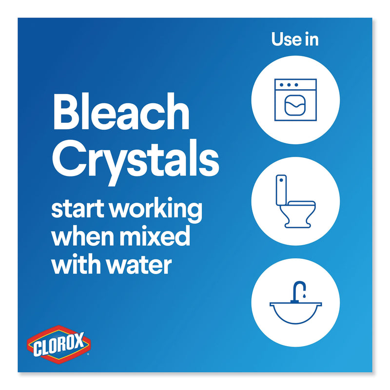Clorox Control Bleach Crystals, Regular, 24 Oz Canister, 6/Carton - CLO31342