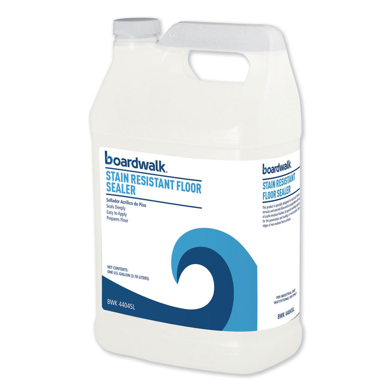 Boardwalk Stain Resistant Floor Sealer, 1 Gal Bottle, 4/Carton - BWK4404SL