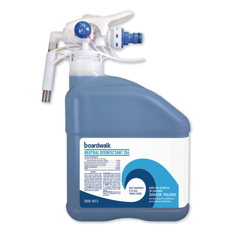 Boardwalk Pdc Neutral Disinfectant, Floral Scent, 3 Liter Bottle, 2/Carton - BWK4815
