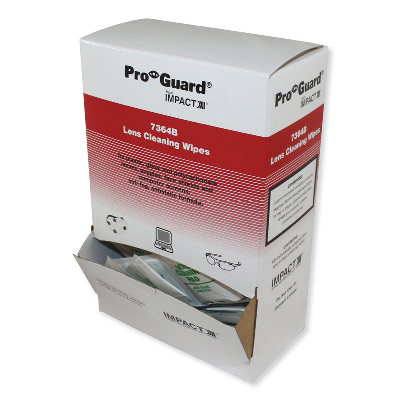 Impact Pro-Guard Disposable Lens Cleaning Wipes, 5.1 X 8.1, 100/Box - IMP7364B