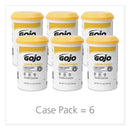 GOJO Lemon Pumice Hand Cleaner, Lemon Scent, 4.5 Lb Tub, 6/Carton - GOJ0915
