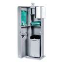 Poopy Pouch Indoor Pet Sanitation Station, 15.5 X 16 X 51, Silver Metallic - CWDPPINDOOR