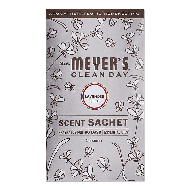 Mrs Meyer's Clean Day Scent Sachets, Lavender, 0.05 Lbs Sachet, 18/Carton - SJN308115