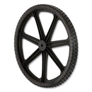 Rubbermaid Wheel For 5642, 5642-61 Big Wheel Cart, 20" Diameter, Black - RCPM1564200
