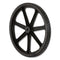 Rubbermaid Wheel For 5642, 5642-61 Big Wheel Cart, 20" Diameter, Black - RCPM1564200
