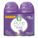 Air Wick Freshmatic Ultra Spray Refill, Lavender/Chamomile, Aerosol, 5.89Oz, 2/Pack, 3 Packs/Carton - RAC85595