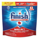 FINISH Powerball Max In 1 Dishwasher Tabs, Fresh, 63/Pack, 3/Carton - RAC93269