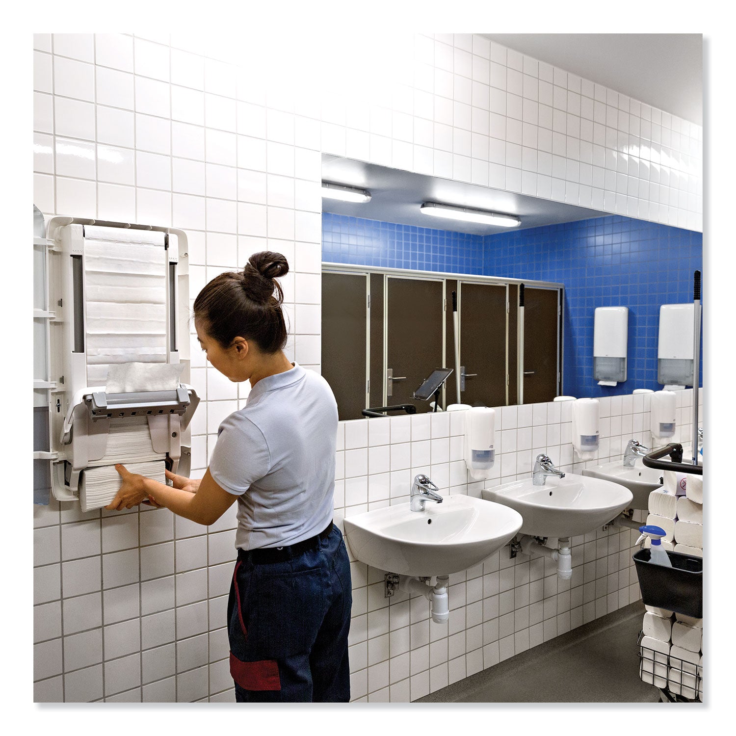 Tork Peakserve Continuous Hand Towel Dispenser, 14.57