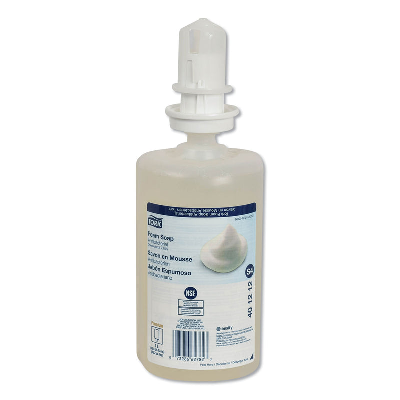 Tork Premium Antibacterial Foam Soap, Unscented, 1 L, 6/Carton - TRK401215