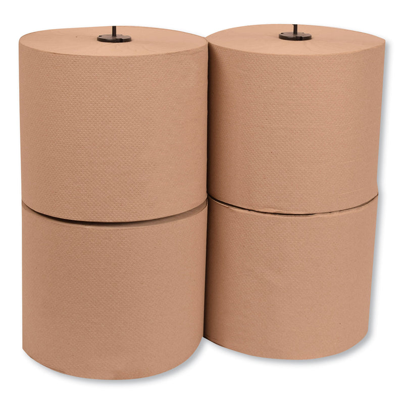 Tork Basic Paper Wiper Roll Towel, 7.68" X 1150 Ft, Natural, 4 Rolls/Carton - TRK291350