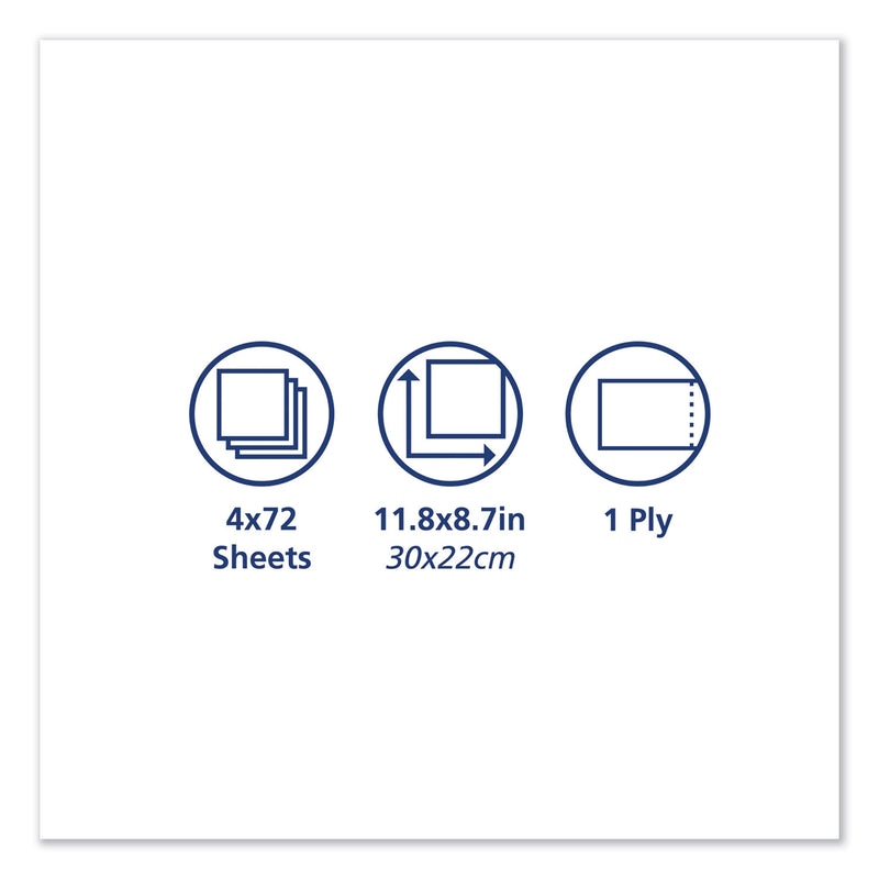 Tork Premium Shopmax Wet Wipes, 8.7 X 11.8, For Hands, 72/Pack, 4 Packs/Carton - TRK192592