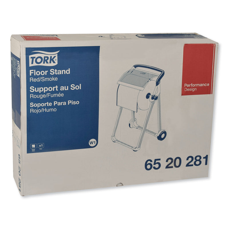 Tork Performance Floor Stand, 25.43 X 39.61 X 20.87, Red/Smoke - TRK6520281