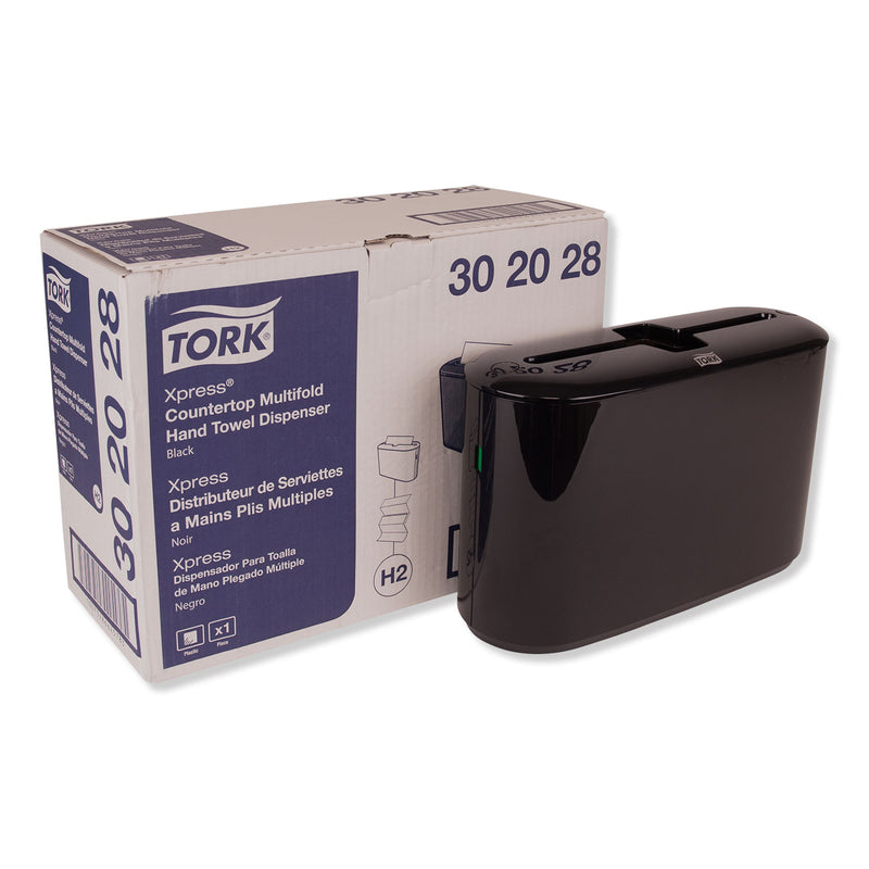 Tork Xpress Countertop Towel Dispenser, 12.68 X 4.56 X 7.92, Black - TRK302028