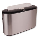Tork Xpress Countertop Towel Dispenser, 12.68 X 4.56 X 7.92, Stainless Steel/Black - TRK302030