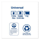 Tork Universal Hardwound Roll Towel, 7.88" X 600 Ft, Natural, 12/Carton - TRKRK600E