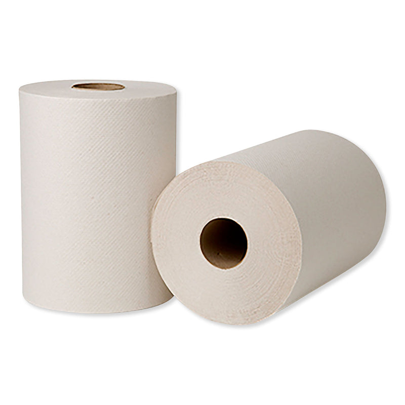 Tork Hardwound Roll Towels, 7.88" X 425 Ft, Natural White, 12 Rolls/Carton - TRK214250