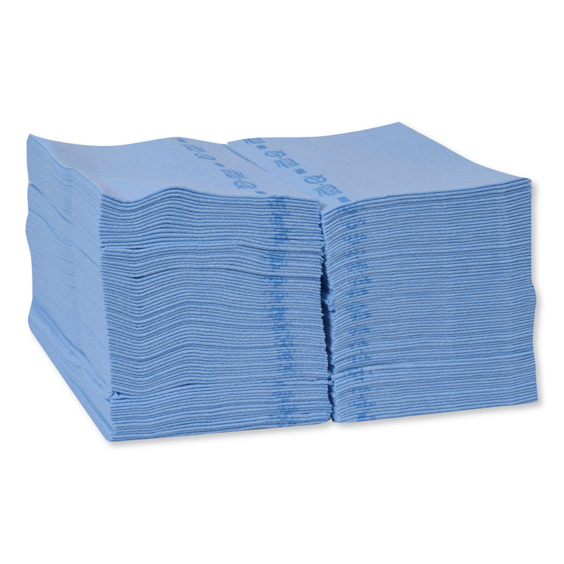 Tork Foodservice Cloth, 13 X 21, Blue, 150/Box - TRK192196