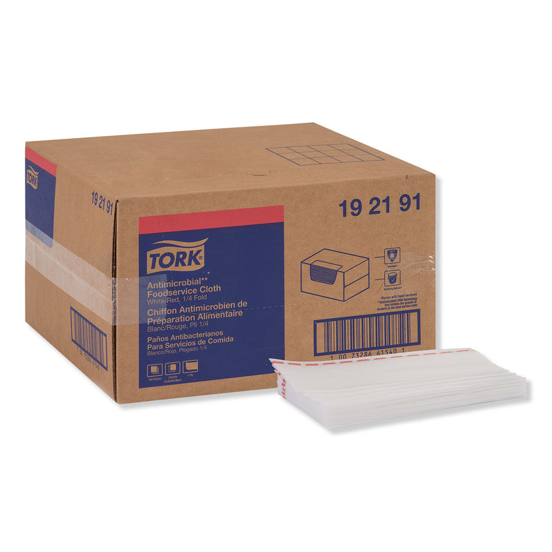 Tork Foodservice Cloth, 13 X 24, White, 150/Carton - TRK192191