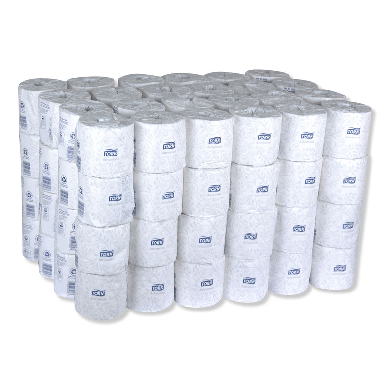 Tork Universal Bath Tissue, Septic Safe, 2-Ply, White, 500 Sheets/Roll, 96 Rolls/Carton - TRKTM1616S