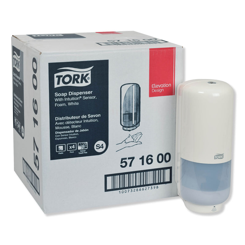 Tork Elevation Foam Skincare Auto Dispenser With Intuition Sensor, 1 L/33 Oz, 4.45