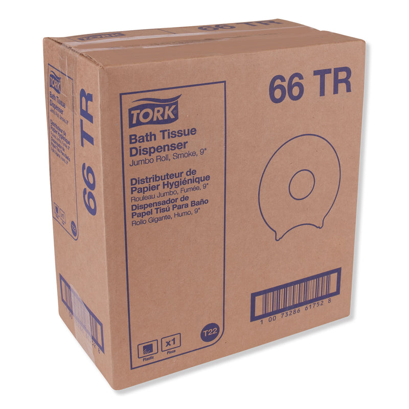 Tork Jumbo Bath Tissue Dispenser, 10.63 X 5.75 X 12, Smoke - TRK66TR
