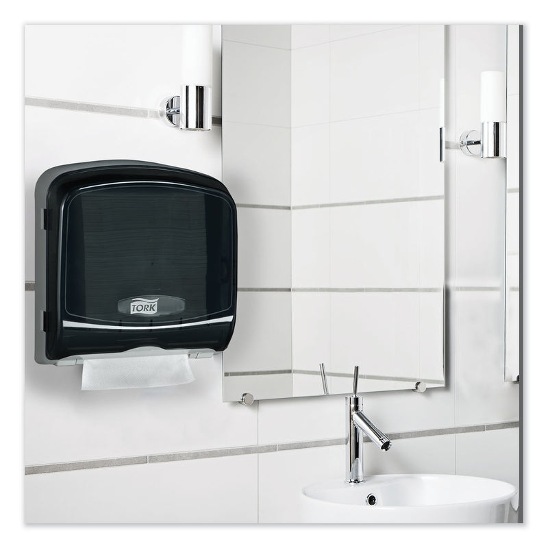 Tork Multifold Hand Towel Dispenser, Plastic, 12.36" X 5.18" X 13", Smoke/Gray - TRK78T1