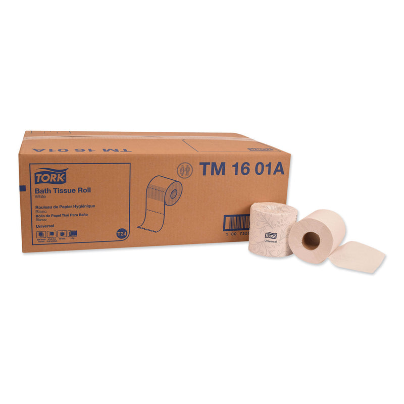 Tork Universal Bath Tissue, Septic Safe, 2-Ply, White, 500 Sheets/Roll, 48 Rolls/Carton - TRKTM1601A