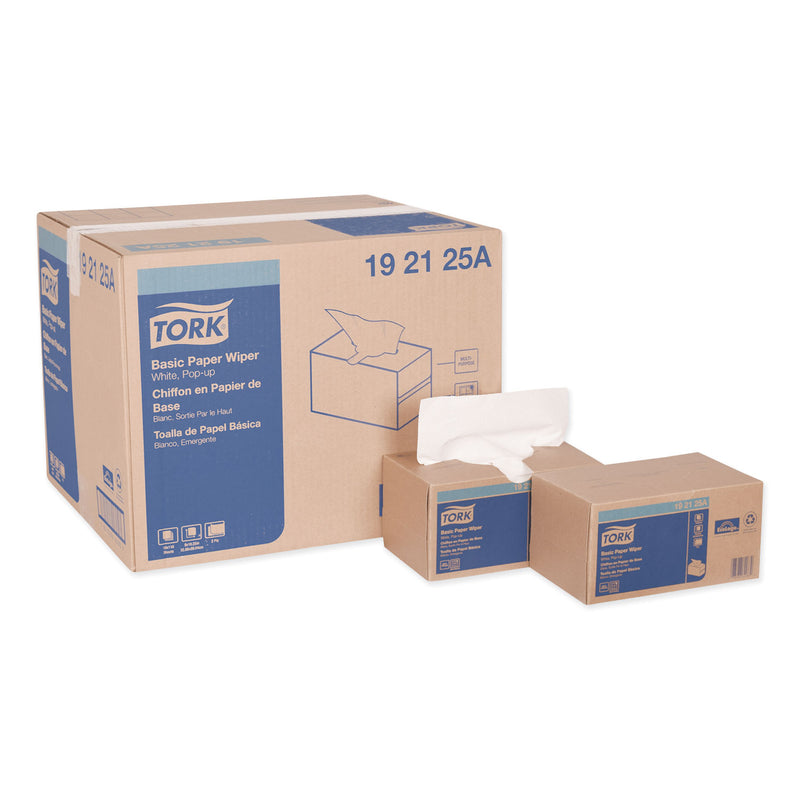 Tork Multipurpose Paper Wiper, 9 X 10.25, White, 110/Box, 18 Boxes/Carton - TRK192125A