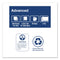 Tork Advanced Bath Tissue, Septic Safe, 2-Ply, White, 500 Sheets/Roll, 48 Rolls/Carton - TRKTM6130S