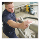 Tork Heavy-Duty Cleaning Cloth, 12.6 X 13, White, 50/Pack, 6 Packs/Carton - TRK5301505