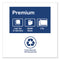 Tork Premium Bath Tissue, Septic Safe, 2-Ply, White, 460 Sheets/Roll, 96 Rolls/Carton - TRKTM6511S