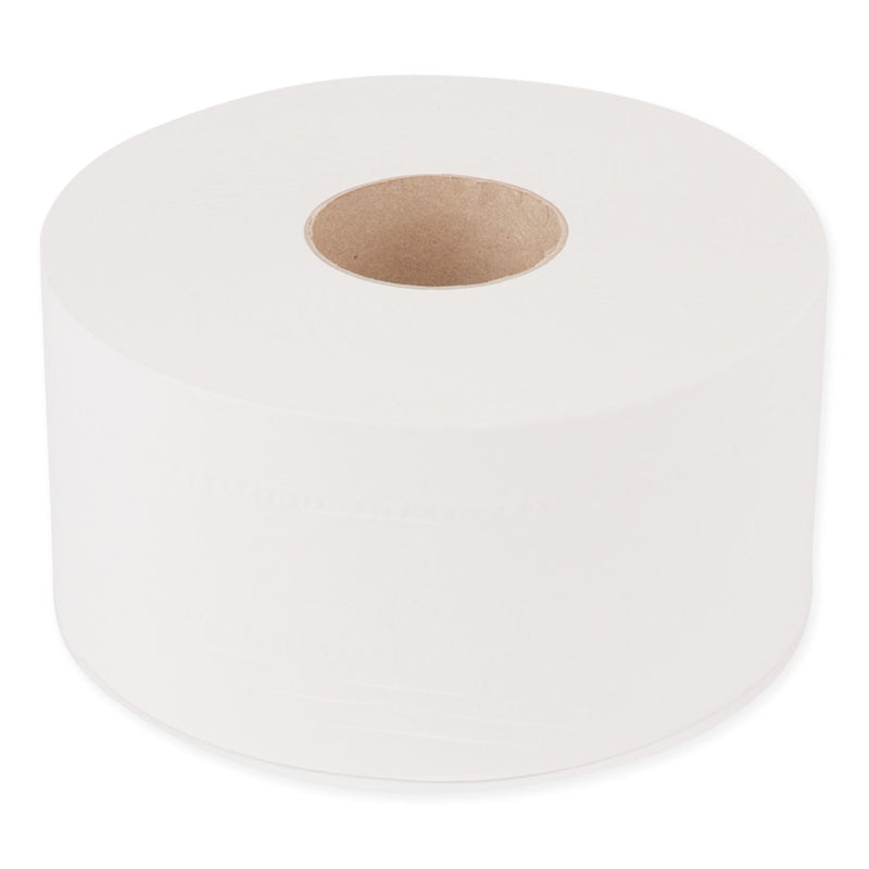 Tork Advanced Mini-Jumbo Roll Bath Tissue, Septic Safe, 2-Ply, White, 3.48" X 751 Ft, 12 Rolls/Carton - TRK12024402