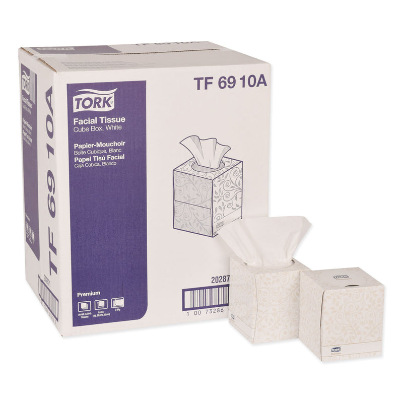 Tork Premium Facial Tissue, 2-Ply, White, 94 Sheets/Box, 36 Boxes/Carton - TRKTF6910A