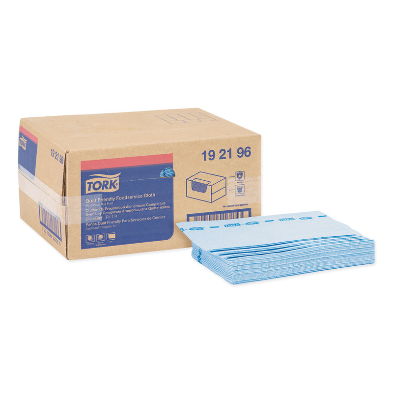 Tork Foodservice Cloth, 13 X 21, Blue, 150/Box - TRK192196
