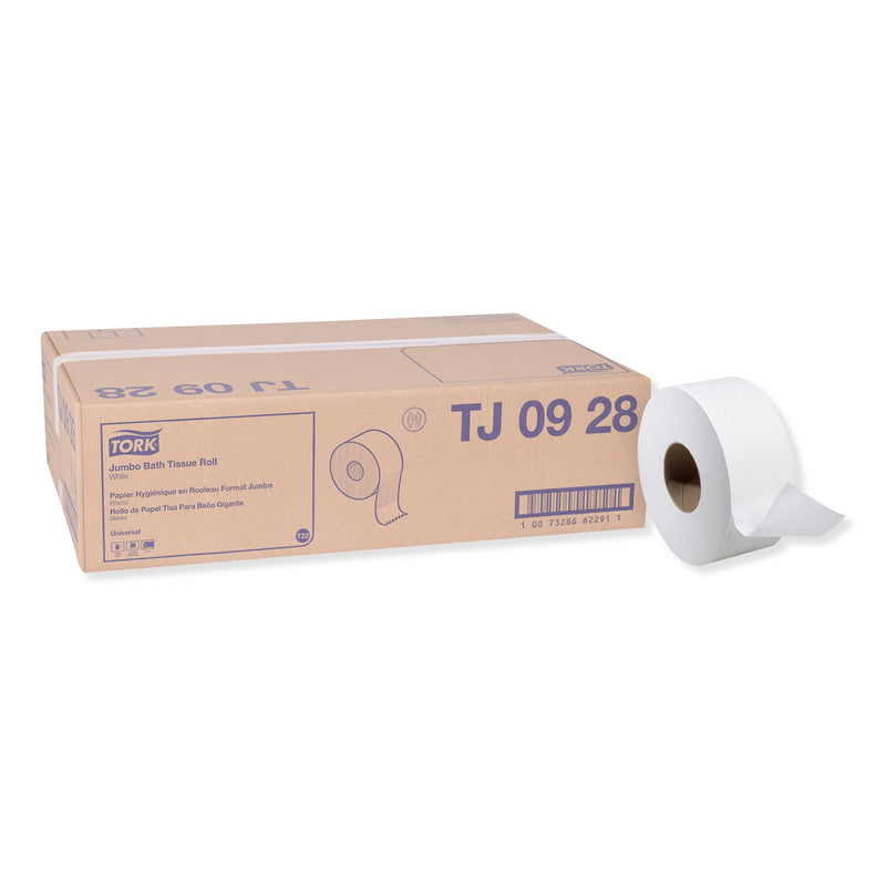 Tork Universal Jumbo Bath Tissue, Septic Safe, 2-Ply, White, 3.48