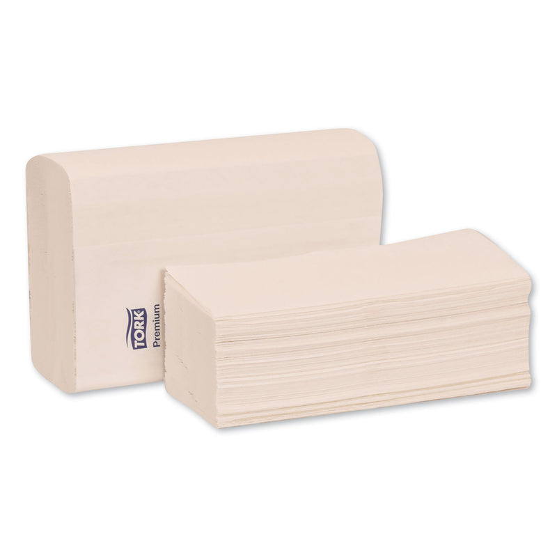Tork Premium Multifold Towel, 1-Ply, 9 X 9.5, White, 250/Pack,12 Packs/Carton - TRK420580