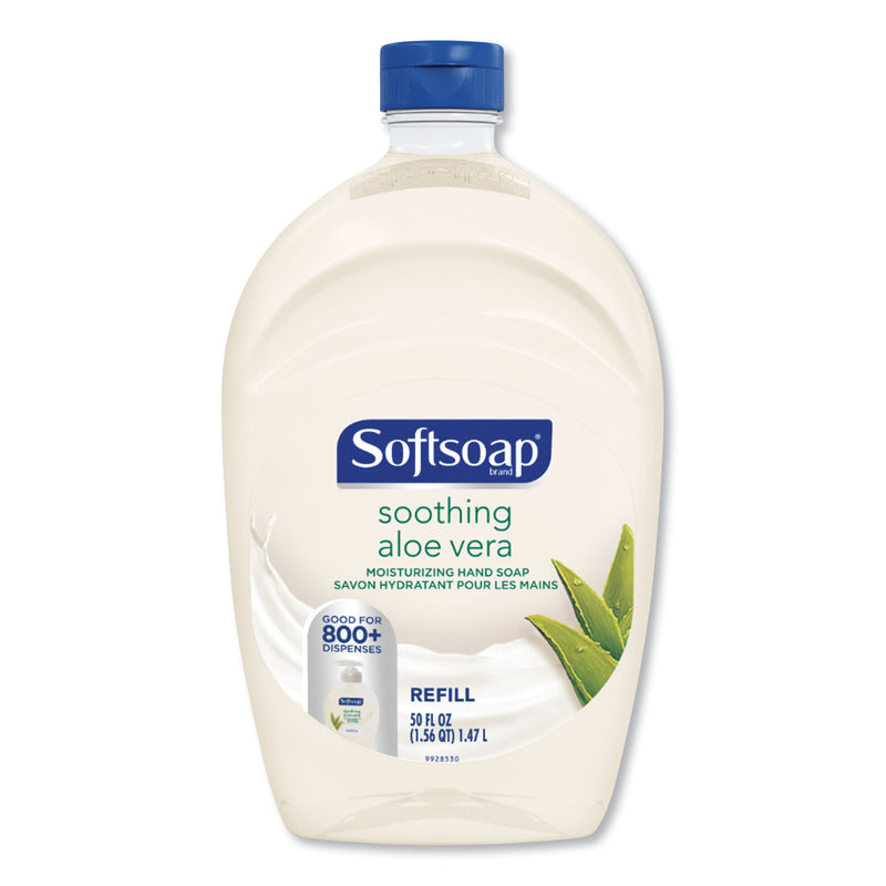 Moisturizing Hand Soap Refill with Aloe, Fresh, 50 oz, 6/Carton