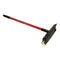 Boardwalk General-Duty Squeegee, 8" Sponge/Rubber Blade, Black/Red, 21" Metal Handle - BWK824