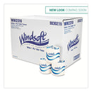 Windsoft Bath Tissue, Septic Safe, 1-Ply, White, 4 X 3.75, 1000 Sheets/Roll, 96 Rolls/Carton - WIN2210