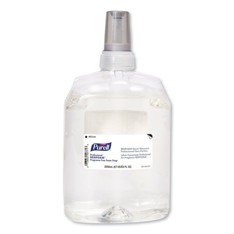 Purell Professional Redifoam Fragrance-Free Foam Soap, 2000 Ml, 4/Carton - GOJ867204CT