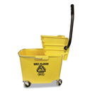 Impact Side-Press Squeeze Wringer/Plastic Bucket Combo, 12 To 32 Oz, Yellow - IMP6Y26353Y