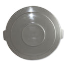Impact Advanced Gator Lids, For 55 Gal, Flat-Top, 26.4" Diameter, Gray - IMP77563