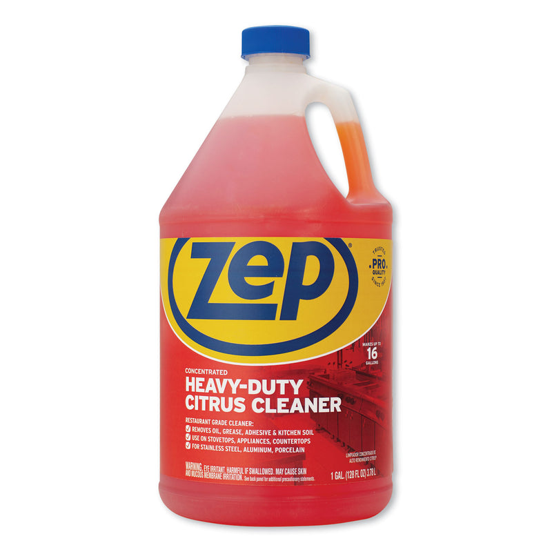 Zep Cleaner And Degreaser, 1 Gal, 4/Carton - ZPEZUCIT128CT