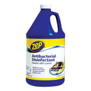 Zep Antibacterial Disinfectant, Lemon Scent, 1 Gal, 4/Carton - ZPEZUBAC128CT